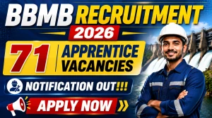 BBMB Apprentice Recruitment 2026 - Apply Online for 71 ITI, Diploma & Graduate Apprentice Posts BBMB Apprentice Recruitment 2026 - Apply Online for 71 ITI, Diploma & Graduate Apprentice Posts