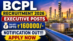 BCPL Executive Recruitment 2026 - Apply Online for 26 Senior Engineer, Manager and More Posts