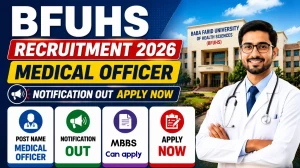 BFUHS Medical Officer (General) Recruitment 2026: Apply Online for 630 Posts BFUHS Medical Officer (General) Recruitment 2026: Apply Online for 630 Posts