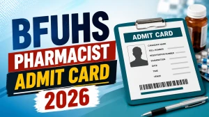 BFUHS Pharmacist Admit Card 2026 - Download Link, Exam Date & Details BFUHS Pharmacist Admit Card 2026 - Download Link, Exam Date & Details