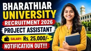 Bharathiar University Project Assistant Recruitment 2026 - Apply Online