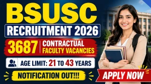 Bihar Assistant Professor Recruitment 2026 Notification Out - Apply Online for 3687 Posts