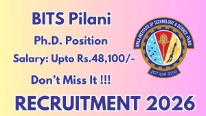 BITS Pilani Ph.D. Position Recruitment 2026 - Apply Online BITS Pilani Ph.D. Position Recruitment 2026 - Apply Online