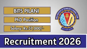 BITS Pilani PhD Position Recruitment 2026 - Apply Online BITS Pilani PhD Position Recruitment 2026 - Apply Online