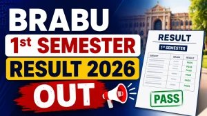 BRABU 1st Semester Result 2026 Out - Check UG CBCS Session 2025-29 Provisional Result at brabu.ac.in