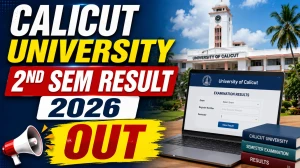Calicut University 9th Sem Result 2026 Out - Check B.Com LLB (Hons.) Regular & Supplementary Result at uoc.ac.in