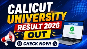 Calicut University Result 2026 Out - Check B.Arch Combined I & II Semester Results Online at results.uoc.ac.in Calicut University Result 2026 Out - Check B.Arch Combined I & II Semester Results Online at results.uoc.ac.in
