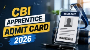 CBI Apprentice Admit Card 2026 - Download Central Bank of India Hall Ticket Here