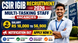 CSIR IGIB MTS Recruitment 2026 Notification Out - Apply Online
