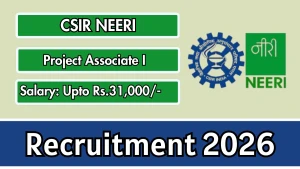 CSIR NEERI Project Associate-I Recruitment 2026 - Walkin