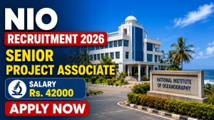 NIO Senior Project Associate Recruitment 2026 - Apply Online NIO Senior Project Associate Recruitment 2026 - Apply Online