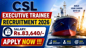 CSL Executive Trainee Recruitment 2026 - Apply Online CSL Executive Trainee Recruitment 2026 - Apply Online