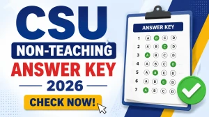 CSU Non-Teaching Answer Key 2026 - Download Link, Exam Details & Complete Guide CSU Non-Teaching Answer Key 2026 - Download Link, Exam Details & Complete Guide