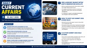 Daily Current Affairs – 10 July 2026