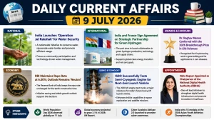 Daily Current Affairs – 9 July 2026