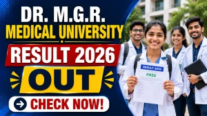 Dr. M.G.R. Medical University Result 2026 - MBBS Third Professional Part-II Result at cms2results.tnmgrmuexam.ac.in Dr. M.G.R. Medical University Result 2026 - MBBS Third Professional Part-II Result at cms2results.tnmgrmuexam.ac.in