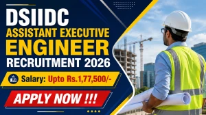 DSIIDC Assistant Executive Engineer Recruitment 2026 - Apply Offline