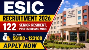 ESIC Recruitment 2026 - Walkin for 122 Teaching Faculty, Senior Resident & Medical Officer Posts