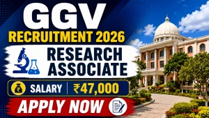 GGV Research Associate Recruitment 2026 - Apply Online