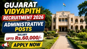 Gujarat Vidyapith Recruitment 2026 - Apply Online for Administrative Posts Gujarat Vidyapith Recruitment 2026 - Apply Online for Administrative Posts