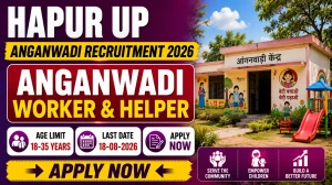 Hapur UP Anganwadi Recruitment 2026 - Apply Online for 317 Anganwadi Worker & Helper Posts Hapur UP Anganwadi Recruitment 2026 - Apply Online for 317 Anganwadi Worker & Helper Posts