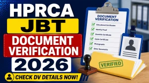 HPRCA JBT DV Schedule 2026 - Dates and Documents List HPRCA JBT DV Schedule 2026 - Dates and Documents List