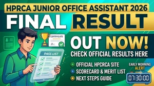 HPRCA Junior Office Assistant Final Result 2026 Out - Check Selected List HPRCA Junior Office Assistant Final Result 2026 Out - Check Selected List