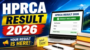 HPRCA Result 2026 - Check Scientific Assistant and Steno Typist (Trainee) Screening Test Result Released