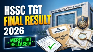 HSSC TGT Science Revised Result 2026 (Out) - Check ROH & Mewat Cut Off