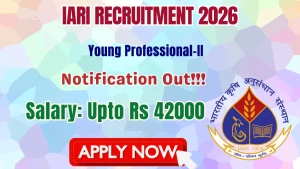 IARI Young Professional Recruitment 2026 - Walkin