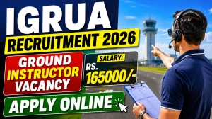 IGRUA Ground Instructor Recruitment 2026 - Apply Online