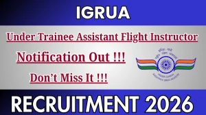 IGRUA Under Trainee Assistant Flight Instructor Recruitment 2026 - Apply Online IGRUA Under Trainee Assistant Flight Instructor Recruitment 2026 - Apply Online
