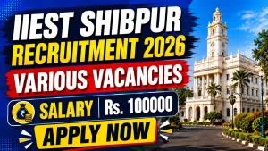 IIEST Shibpur Professor of Practice Recruitment 2026 - Apply Online for 20 Posts IIEST Shibpur Professor of Practice Recruitment 2026 - Apply Online for 20 Posts