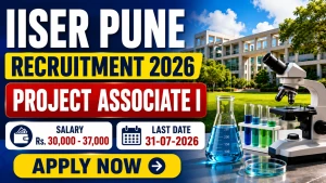IISER Pune Project Associate I Recruitment 2026 - Apply Online IISER Pune Project Associate I Recruitment 2026 - Apply Online