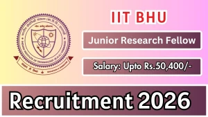 IIT BHU Junior Research Fellow Recruitment 2026 - Apply Online