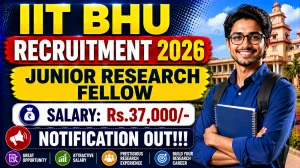 IIT BHU Junior Research Fellow Recruitment 2026 - Apply Online