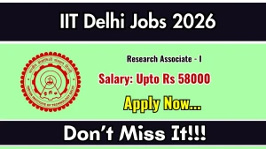 IIT Delhi Research Associate Recruitment 2026 - Apply Online IIT Delhi Research Associate Recruitment 2026 - Apply Online