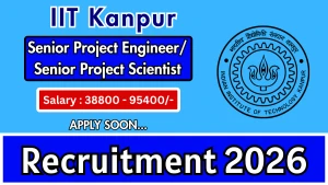 IIT Kanpur Senior Project Engineer/ Senior Project Scientist Recruitment 2026 - Apply Online IIT Kanpur Senior Project Engineer/ Senior Project Scientist Recruitment 2026 - Apply Online