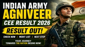 Indian Army Agniveer CEE Result 2026 Out - Download Link @ joinindianarmy.nic.in Indian Army Agniveer CEE Result 2026 Out - Download Link @ joinindianarmy.nic.in
