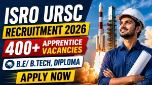 ISRO URSC Apprentice Recruitment 2026 Notification Out - Apply Online for 410 Posts ISRO URSC Apprentice Recruitment 2026 Notification Out - Apply Online for 410 Posts
