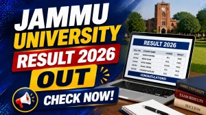 Jammu University Result 2026 Out - Check UG, MBBS & Semester Results Online at coeju.com Jammu University Result 2026 Out - Check UG, MBBS & Semester Results Online at coeju.com
