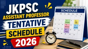 JKPSC Assistant Professor Exam Schedule 2026 - Written Exam Date for SKIMS and GMC Posts JKPSC Assistant Professor Exam Schedule 2026 - Written Exam Date for SKIMS and GMC Posts