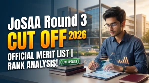 JoSAA Round 3 Cutoff 2026 - IIT, NIT, IIIT & GFTI Opening-Closing Ranks