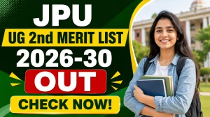 JPU UG 2nd Merit List 2026-30 Out - Check BA, BSc, BCom Online Form, Dates, Fee & Merit List at jpvadm.samarth.edu.in JPU UG 2nd Merit List 2026-30 Out - Check BA, BSc, BCom Online Form, Dates, Fee & Merit List at jpvadm.samarth.edu.in