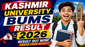 Kashmir University BUMS Result 2026 Out - Check Final Year Re-evaluation Result Online at kashmiruniversity.net Kashmir University BUMS Result 2026 Out - Check Final Year Re-evaluation Result Online at kashmiruniversity.net