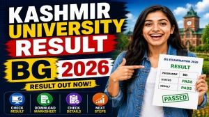 Kashmir University BG Result 2026 Out - Check 2nd, 3rd & 4th Sem Backlog and 7th Sem Result at egov.uok.edu.in