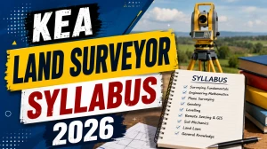 KEA Land Surveyor Syllabus 2026 PDF - Paper 1 & 2 Exam Pattern, Marks Weightage