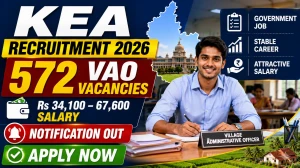 VAO Recruitment 2026 Karnataka Last Date Extended - KEA Notification for 572 Village Accountant Posts