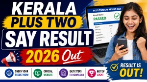 Kerala Plus Two SAY Result 2026 - DHSE Class 12 Supplementary Marks Memo Released Kerala Plus Two SAY Result 2026 - DHSE Class 12 Supplementary Marks Memo Released