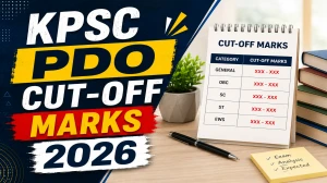 KPSC PDO Cut Off Marks 2026 - Category-Wise Final Select List